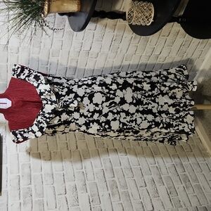 Ann Taylor LOFT SZ 10 Black/White Dress